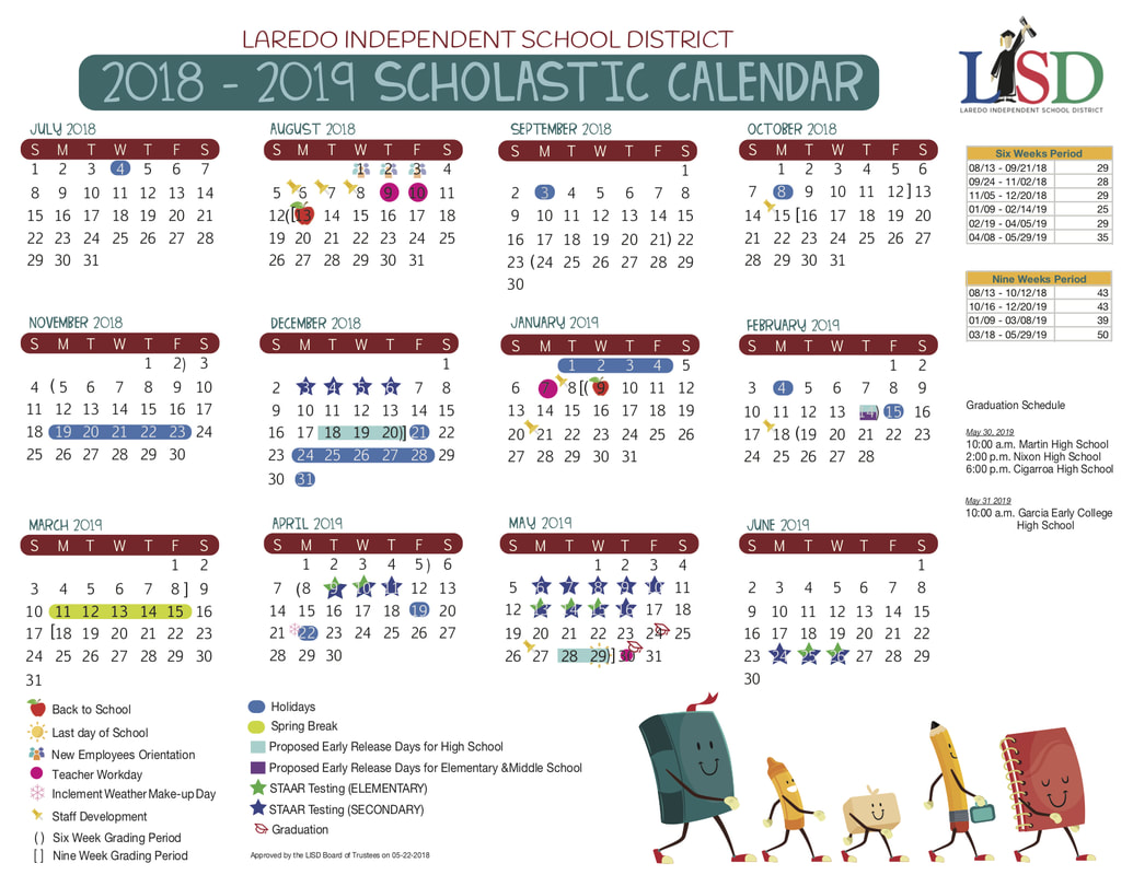 201819 school/LISD calendar
